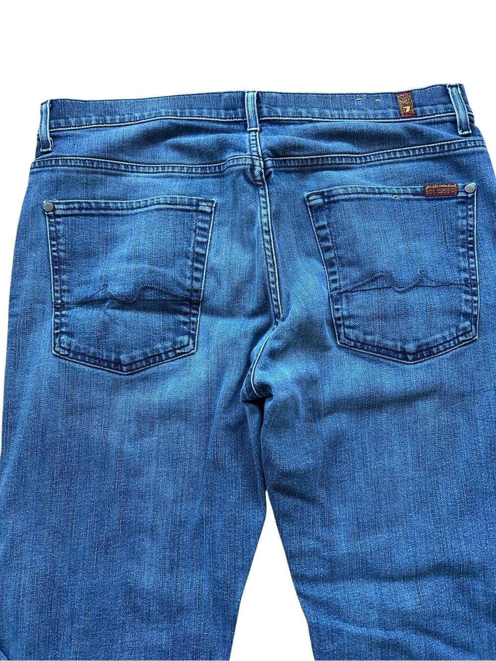 7 For All Mankind Mens Size 34 Standard Classic Straight Leg Jeans - Picture 5 of 15